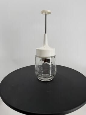 Vintage Gemco Federal Housewares Nut/Herb Chopper Clear Glass Jar USA!